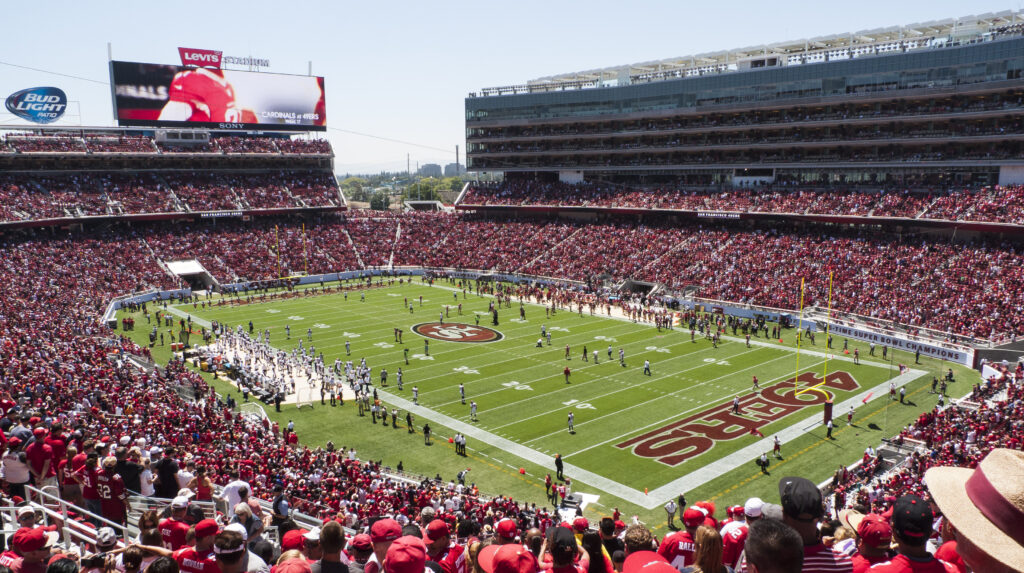 San Francisco 49ers preseason game at Levi's Stadium in 2014