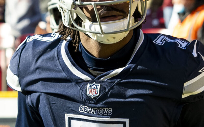 Trevon Diggs with the Dallas Cowboys, 2021