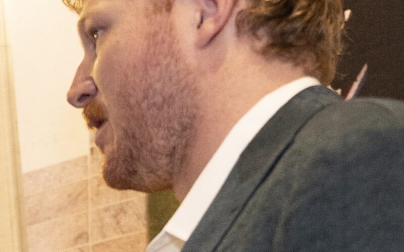 Cam Jurgens with the Philadelphia Eagles in April 2025