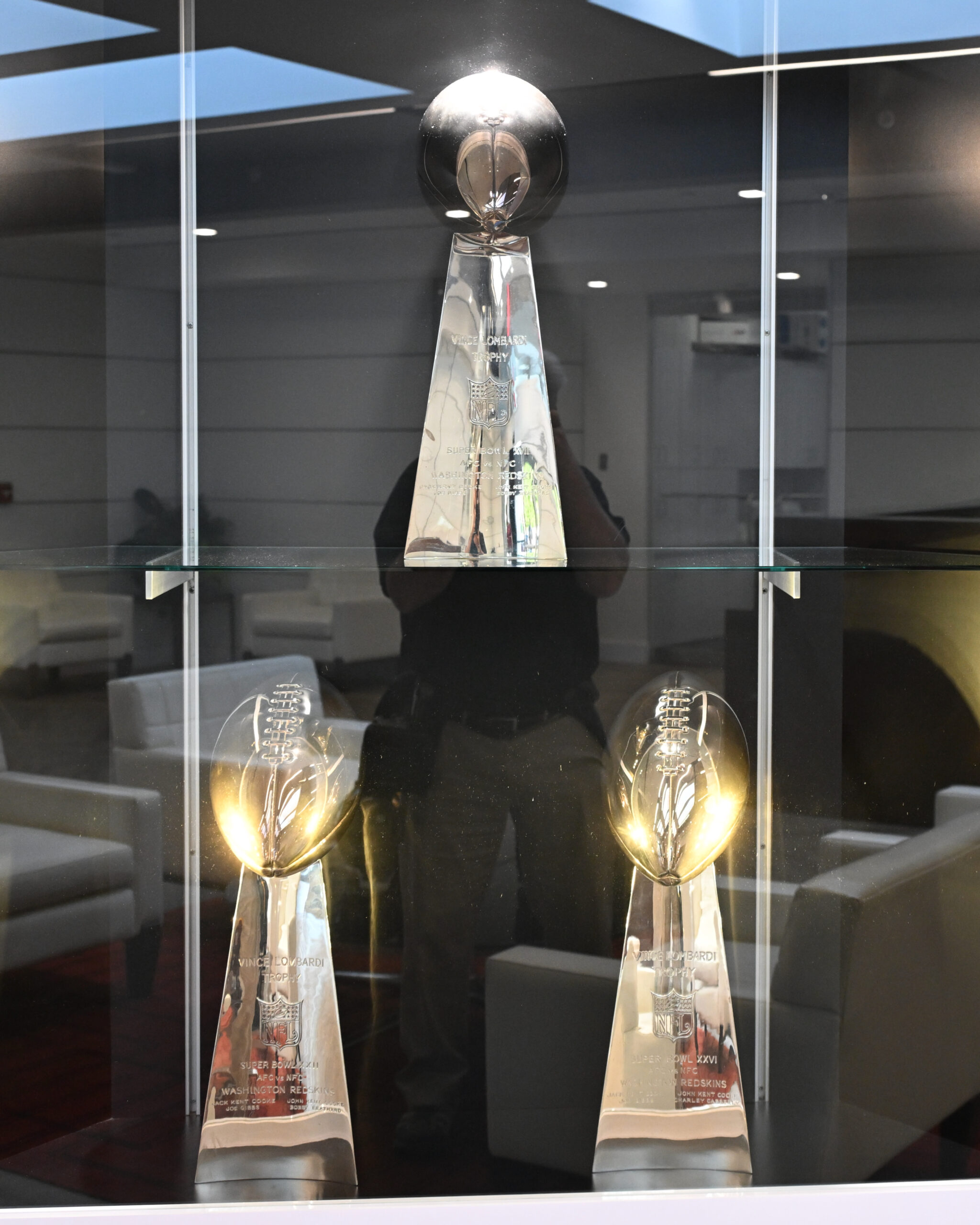 Washington's three Lombardi Trophies