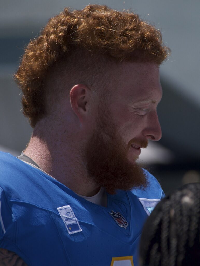 Scott Matlock with the Los Angeles Chargers, August 2026