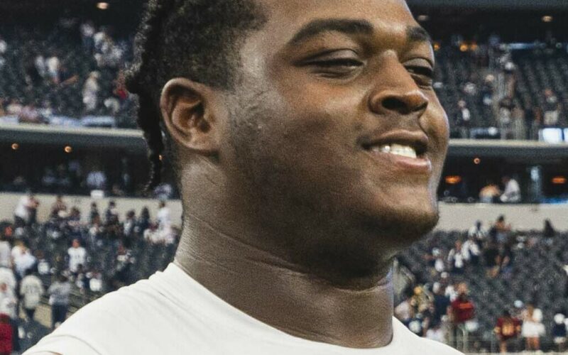 Tyler Smith with the Dallas Cowboys in 2022