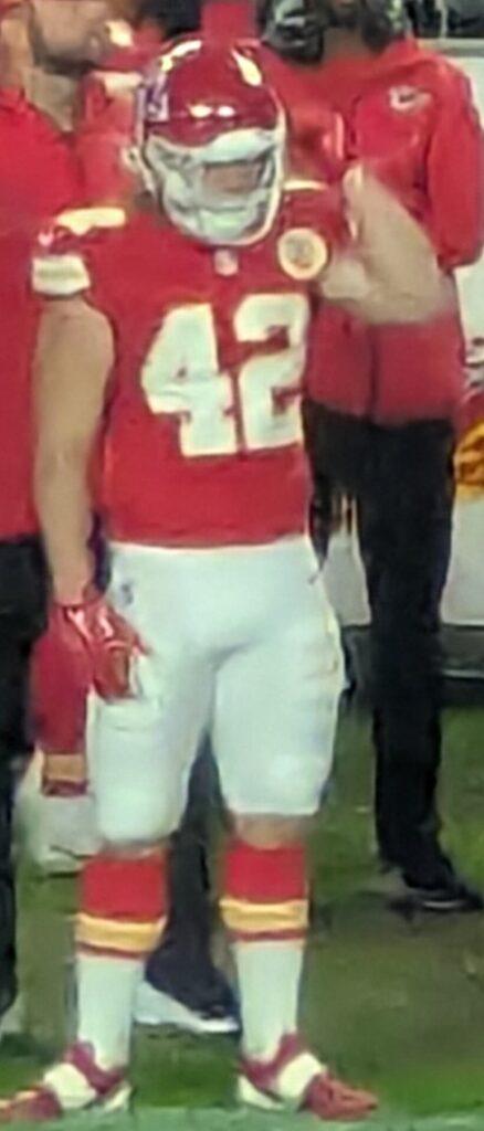 Carson Steele with the Kansas City Chiefs in 2024
