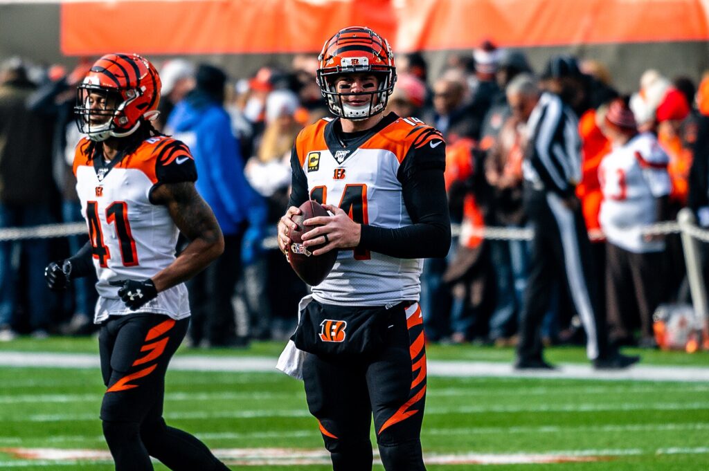 Andy Dalton with the Cincinnati Bengals in 2019