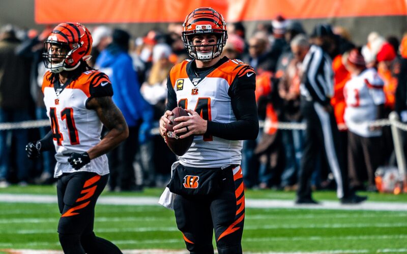 Andy Dalton with the Cincinnati Bengals in 2019