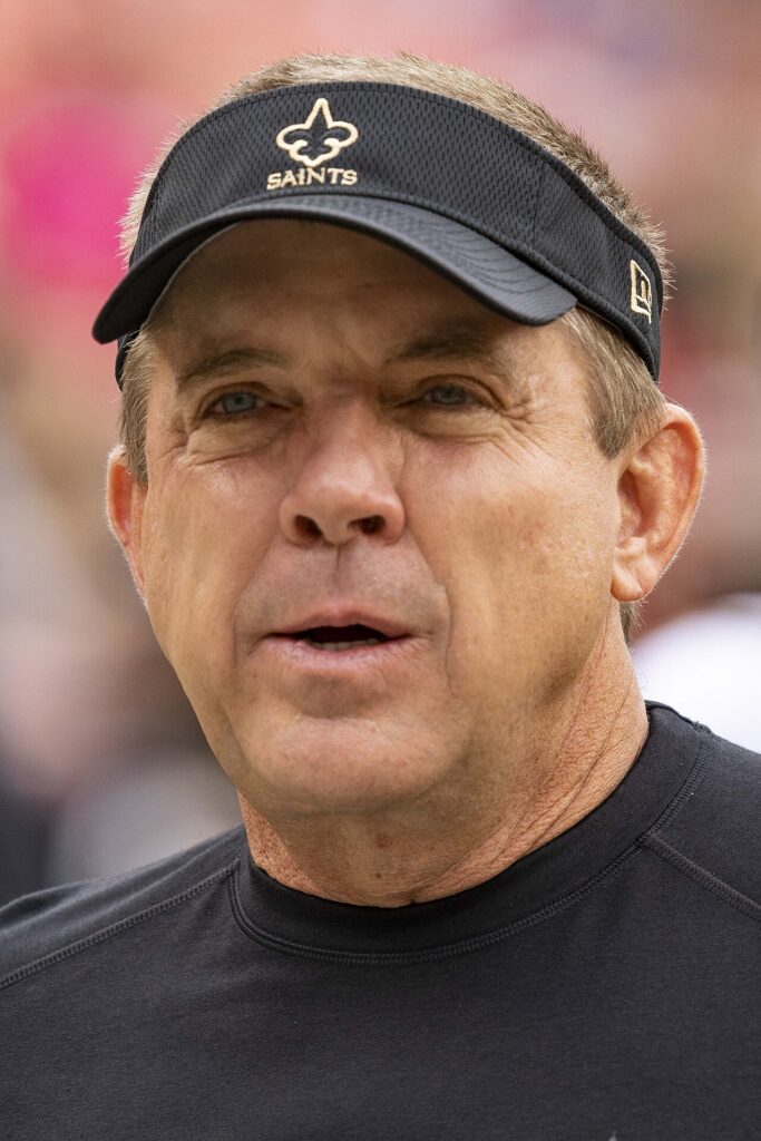 Sean Payton on the sideline in 2021
