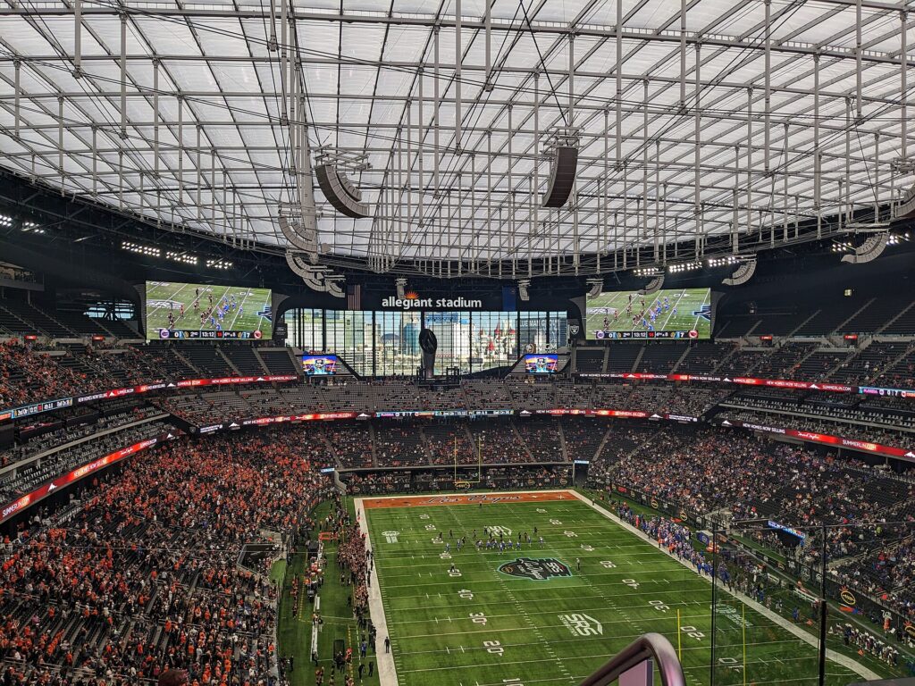 Allegiant Stadium in a 2022 archive photograph.