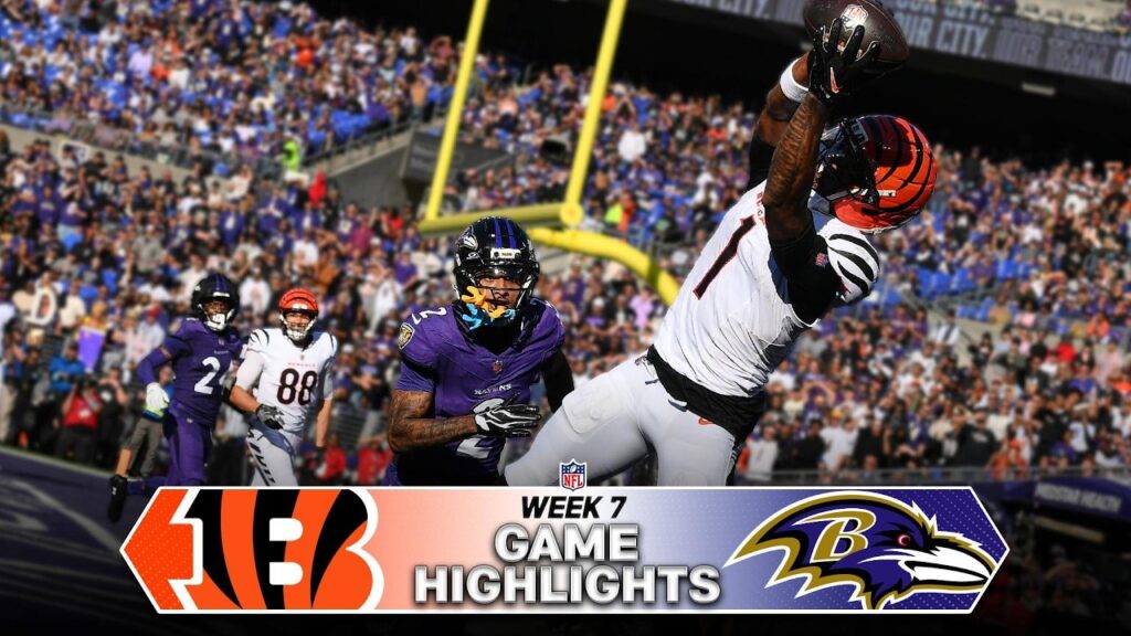 Bengals vs. Ravens Week 7 highlights thumbnail