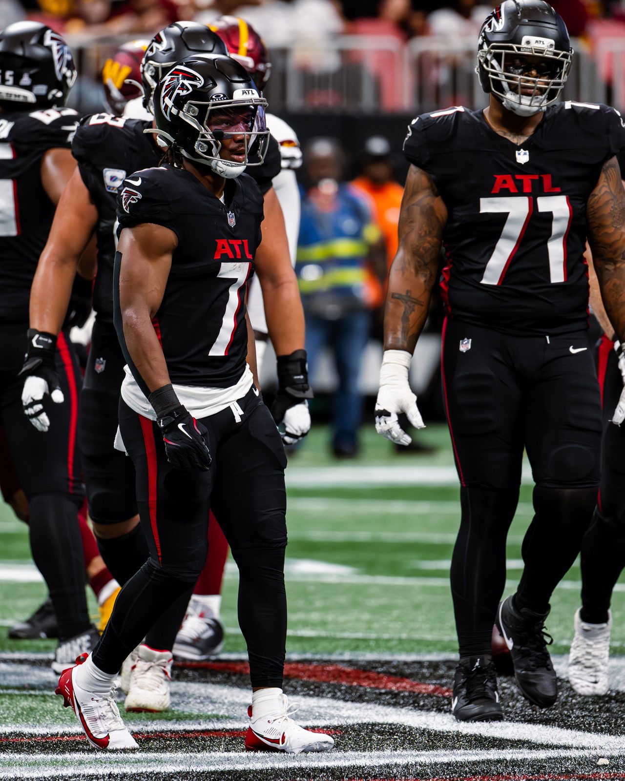 Bijan Robinson with the Falcons