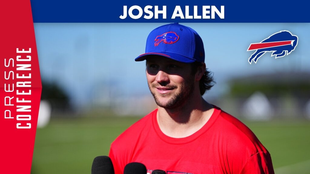 Josh Allen press conference graphic, October 2026