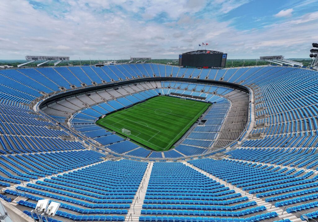 Bank of America Stadium, home of the Carolina Panthers