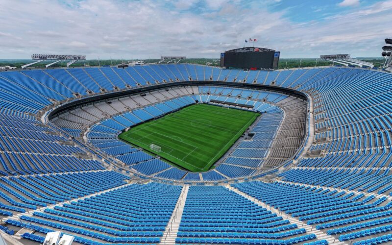 Bank of America Stadium, home of the Carolina Panthers