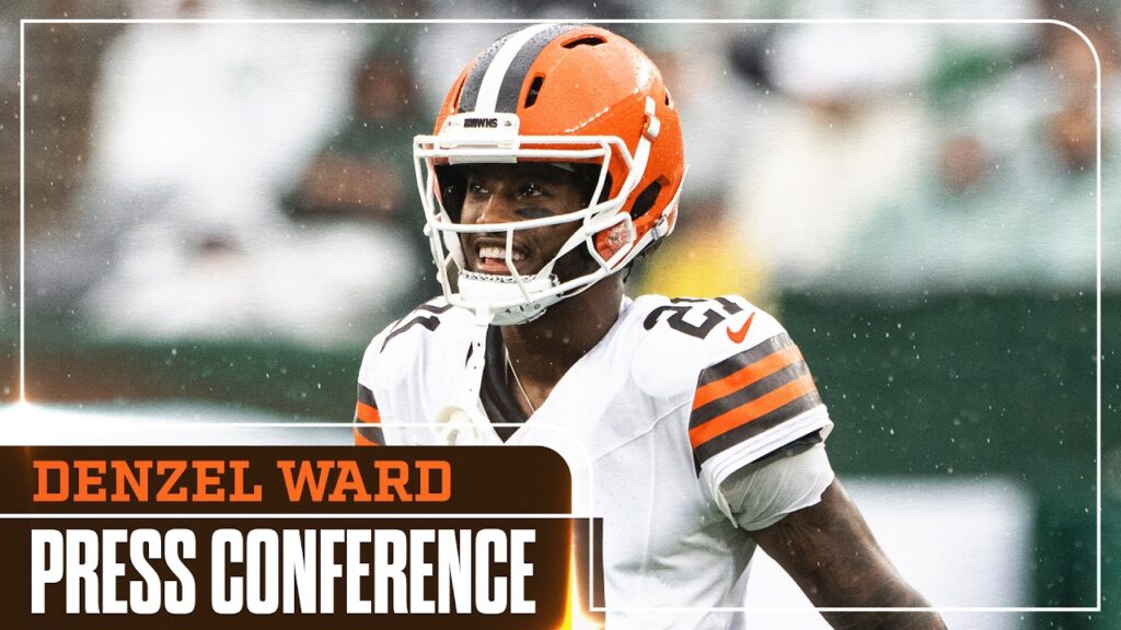 Denzel Ward Browns press conference ahead of Ravens, October 2026