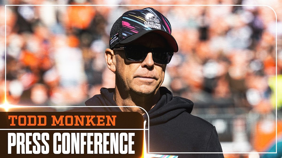 Todd Monken at a press conference