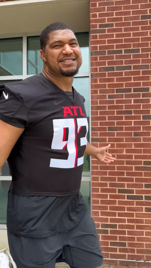 Calais Campbell in a 2023 archive photograph.