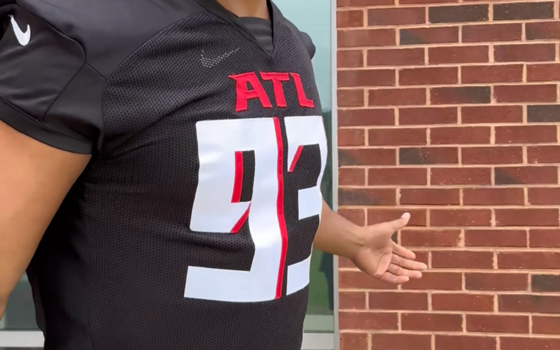 Calais Campbell in a 2023 archive photograph.