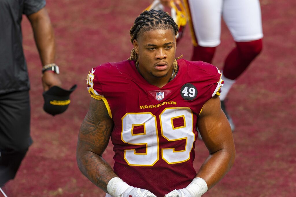 Chase Young in a 2020 archive photograph.