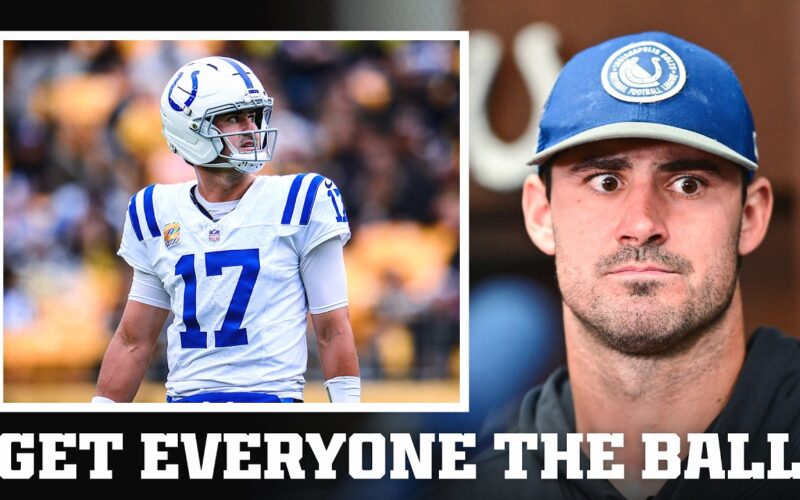 Daniel Jones Colts press conference on red zone and Titans, October 2026