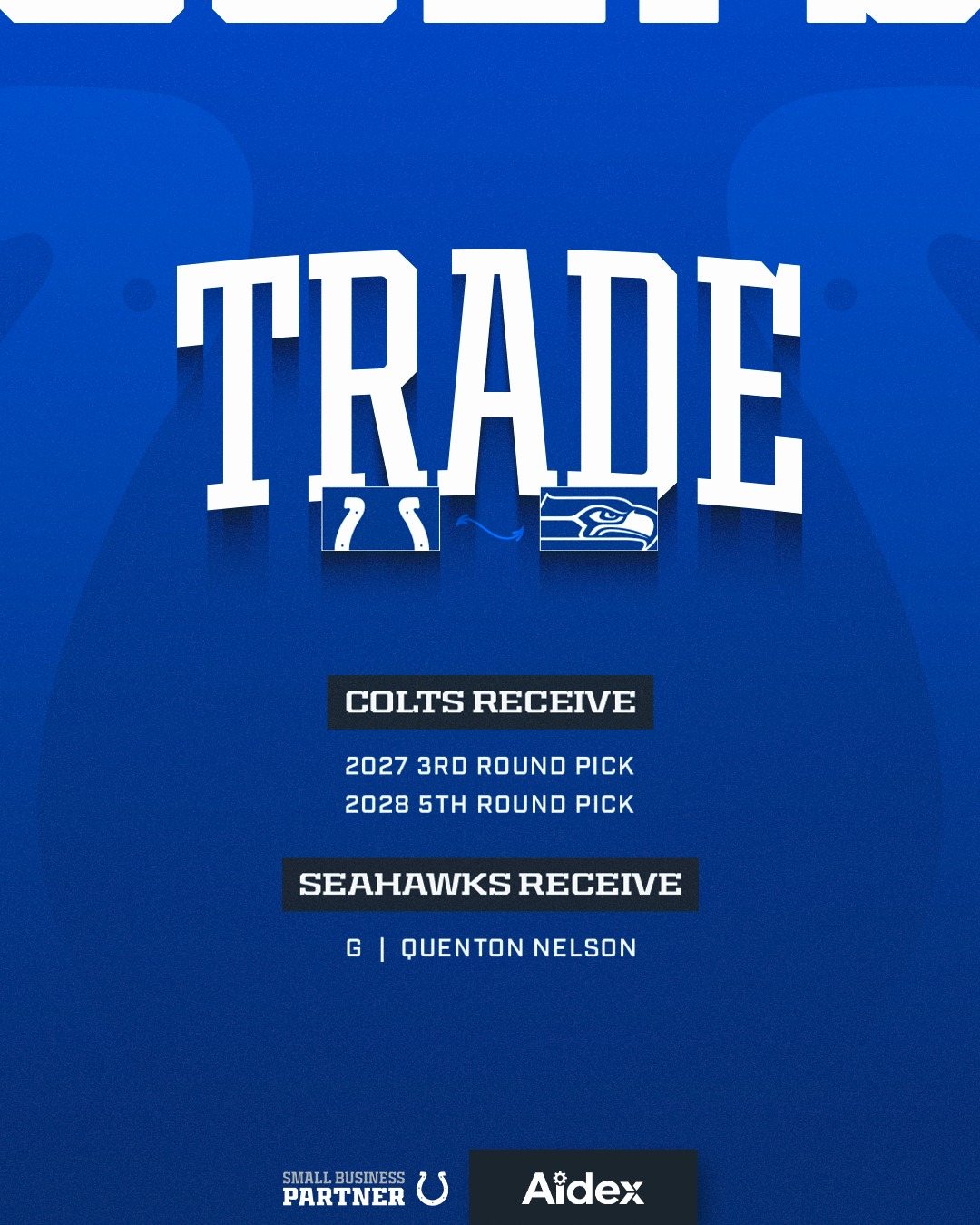Colts trade graphic