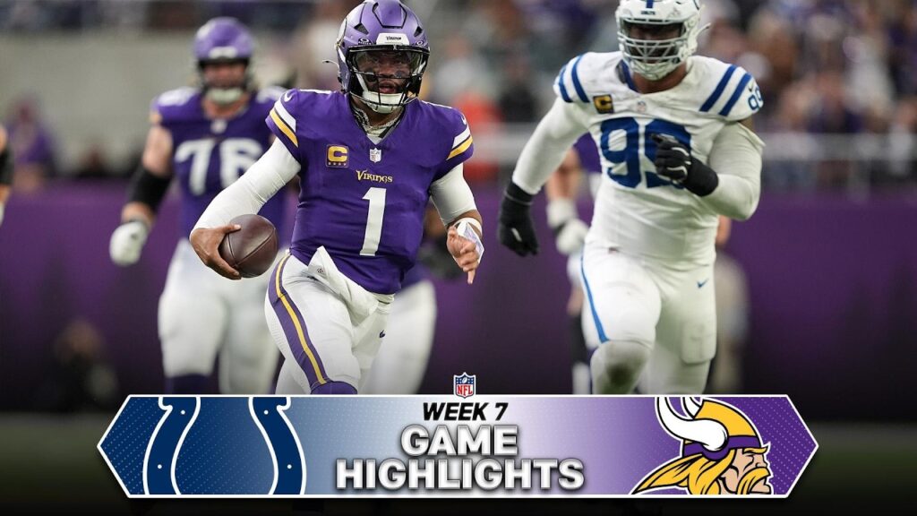 Colts vs. Vikings Week 7 highlights thumbnail