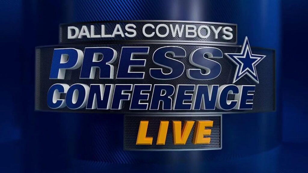 Dallas Cowboys press conference graphic, October 19, 2026