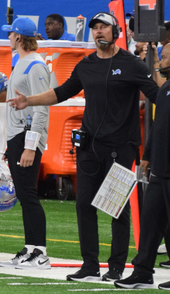 Dan Campbell in a 2021 archive photograph.