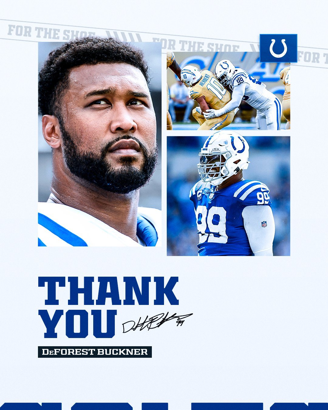 Colts thank-you graphic for DeForest Buckner