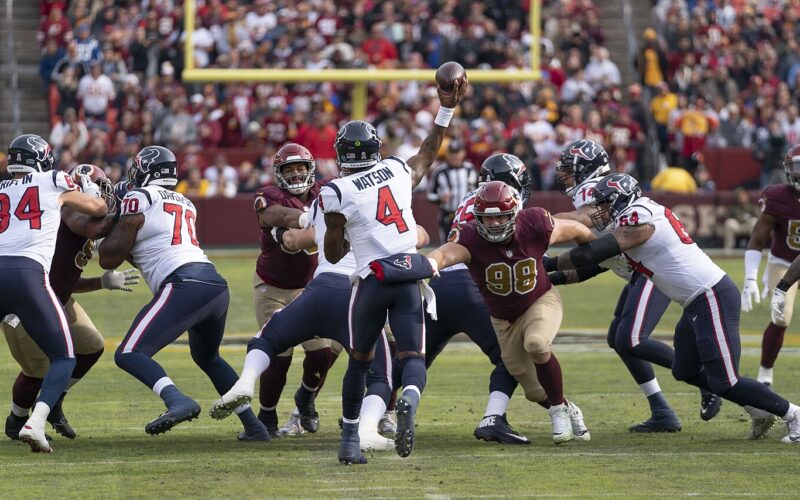 Deshaun Watson in a 2018 archive photograph.