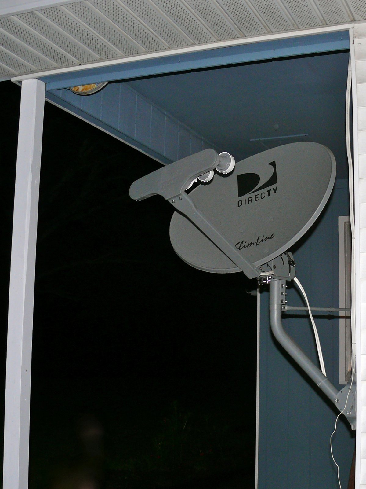 A DirecTV satellite dish