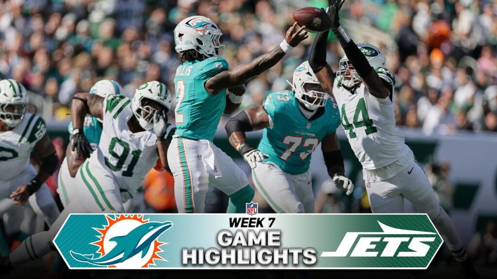 Dolphins vs. Jets Week 7 highlights thumbnail