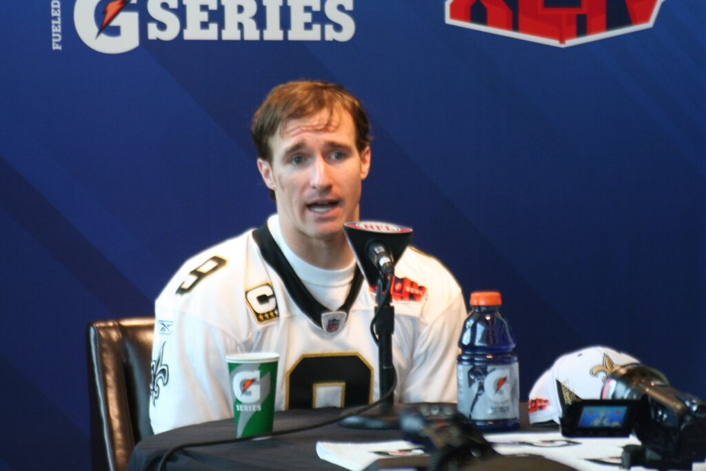 Drew Brees in a 2010 archive photograph.