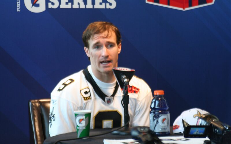 Drew Brees in a 2010 archive photograph.