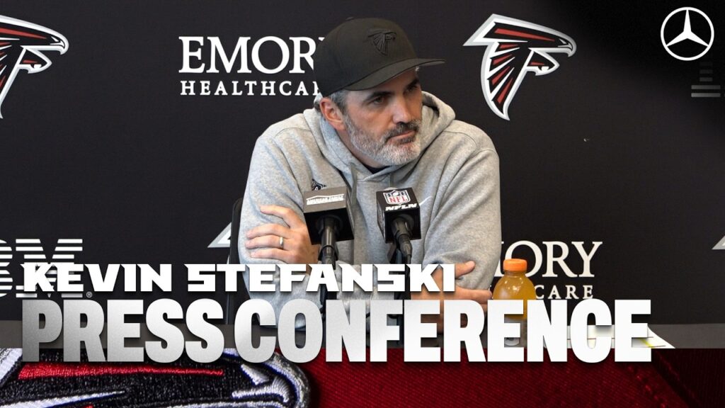 Kevin Stefanski media availability graphic, Atlanta Falcons, October 21, 2026