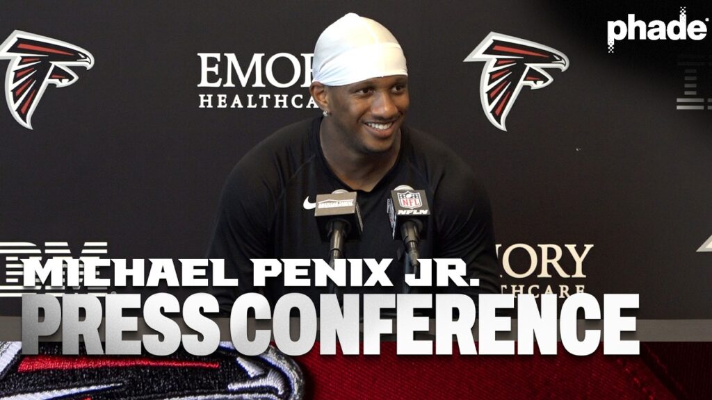 Michael Penix Jr. Falcons press conference October 2026