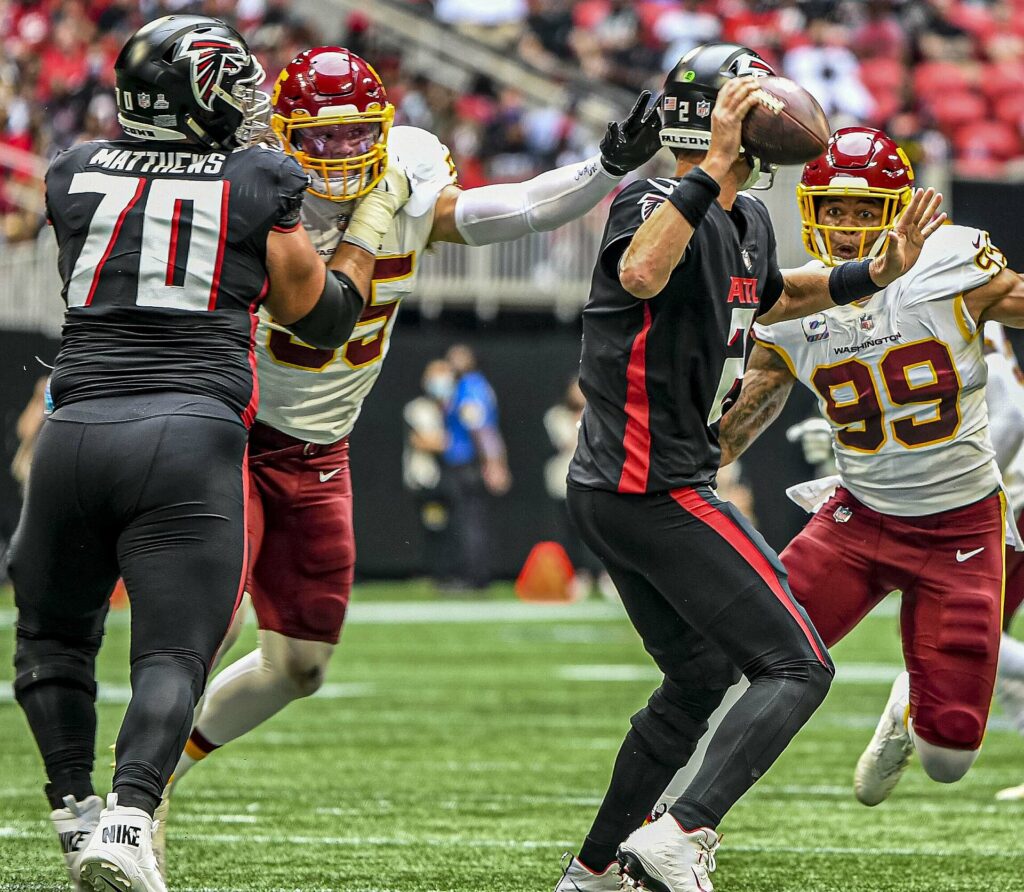 Jake Matthews in a 2021 archive photograph.