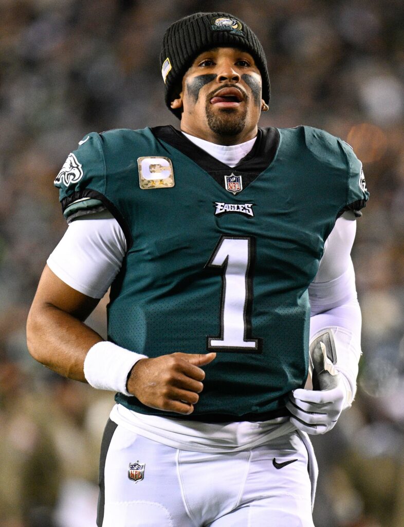 Jalen Hurts in a 2022 archive photograph.