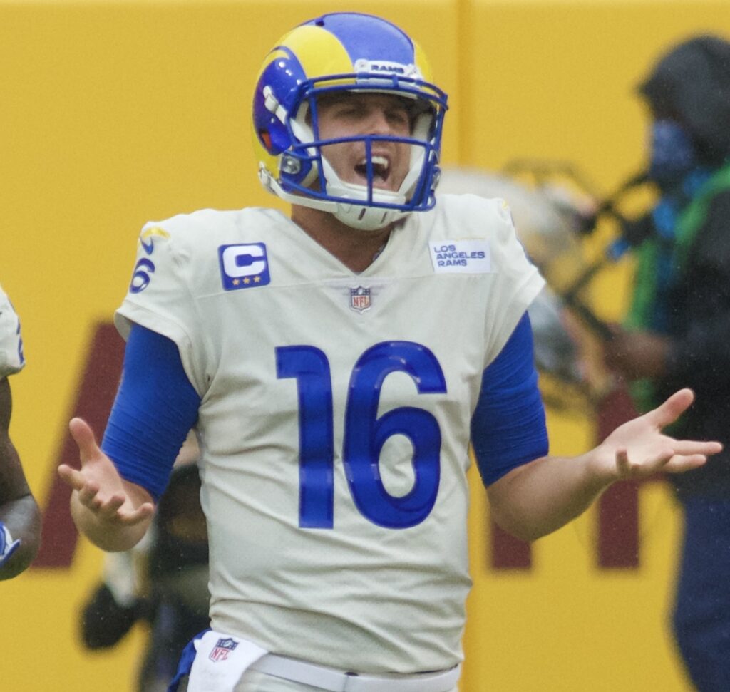 Jared Goff in a 2020 archive photograph.