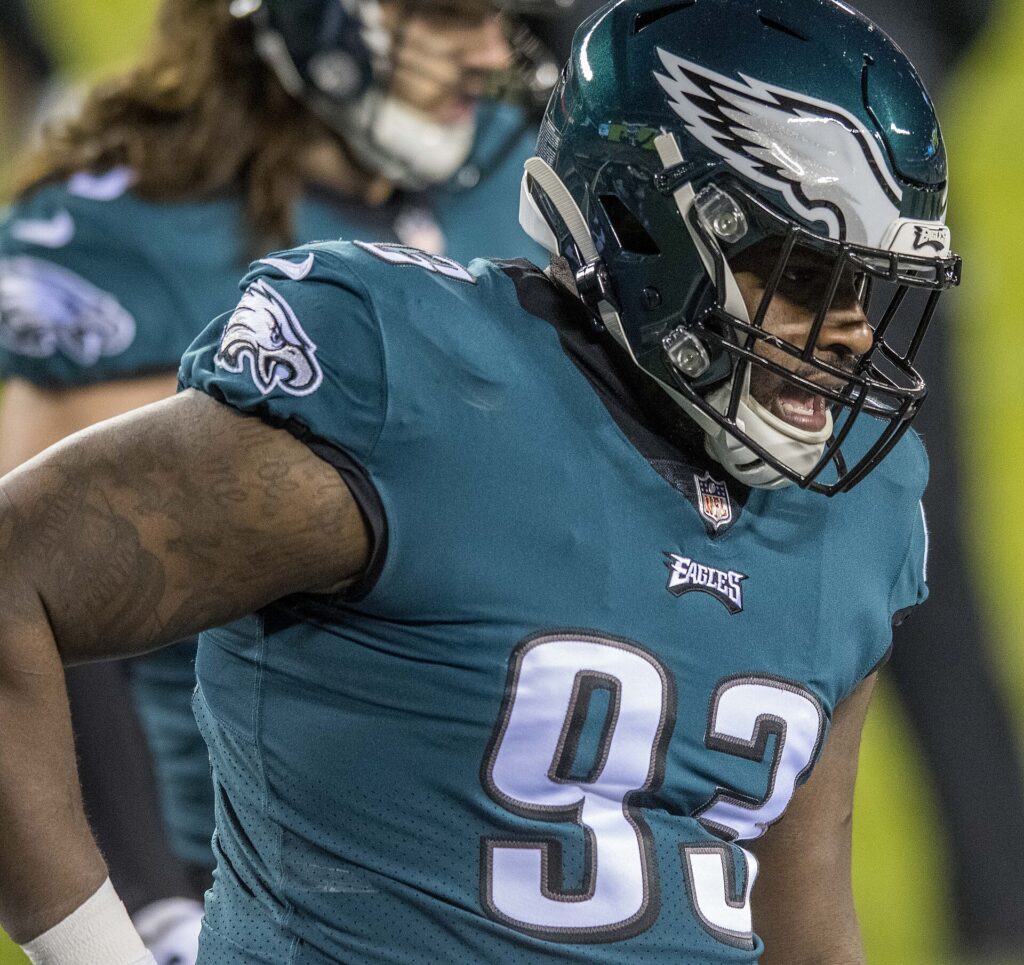 Javon Hargrave in a 2021 archive photograph.