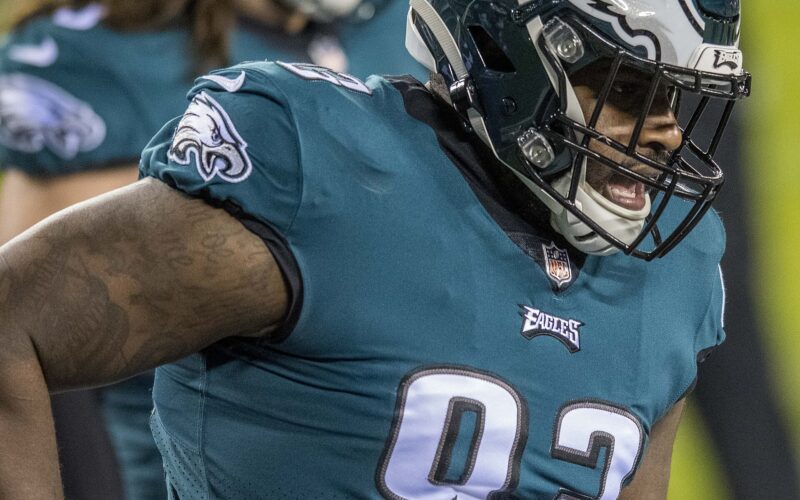 Javon Hargrave in a 2021 archive photograph.
