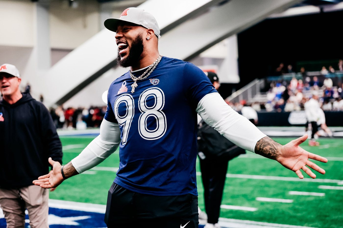 Jeffery Simmons at the Pro Bowl Games