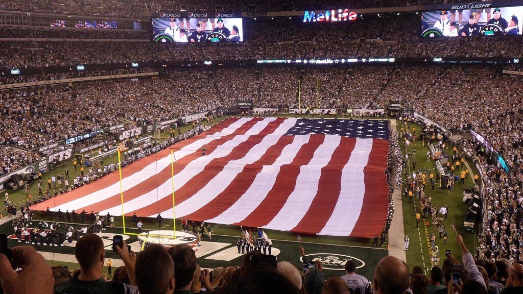 MetLife Stadium before a New York Jets game against the Dallas Cowboys
