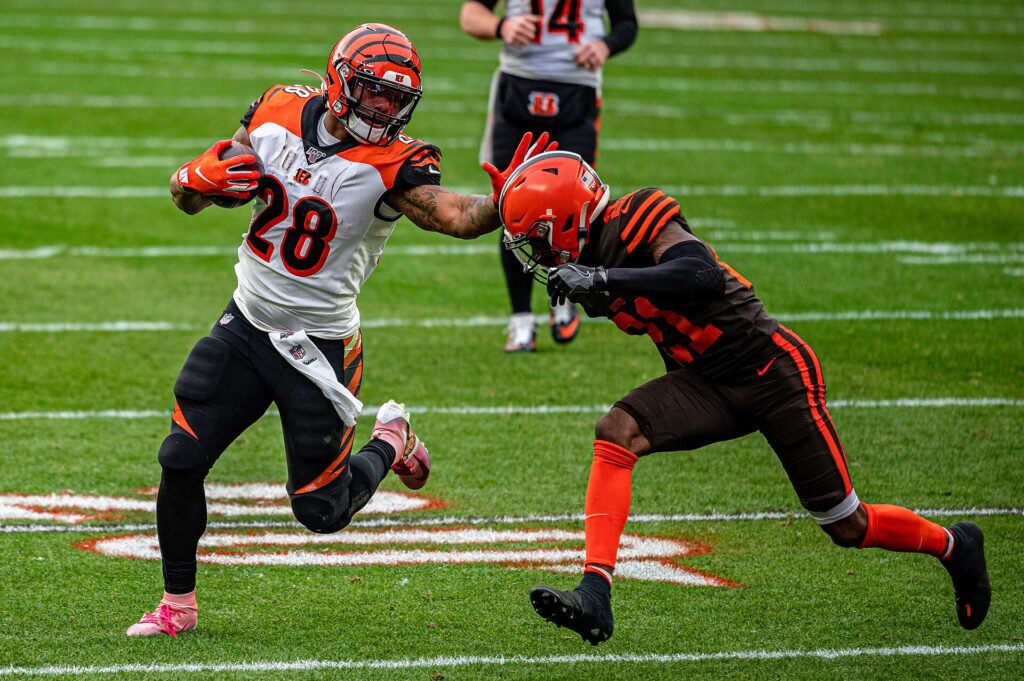 Joe Mixon in a 2019 archive photograph.