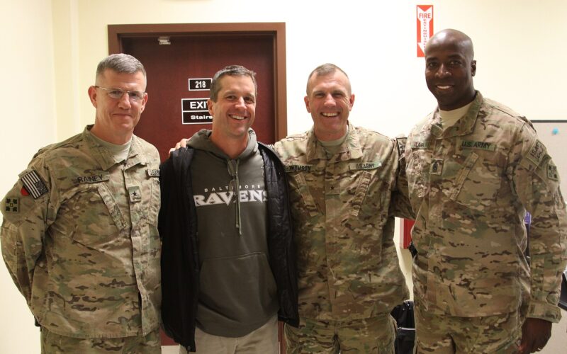John Harbaugh in a 2014 archive photograph.