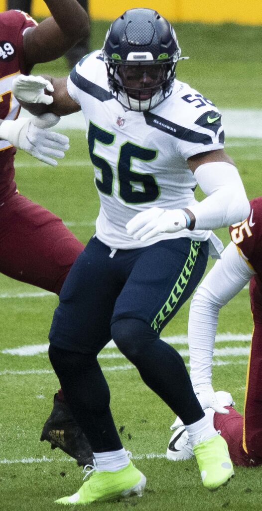 Jordyn Brooks in a 2020 archive photograph.