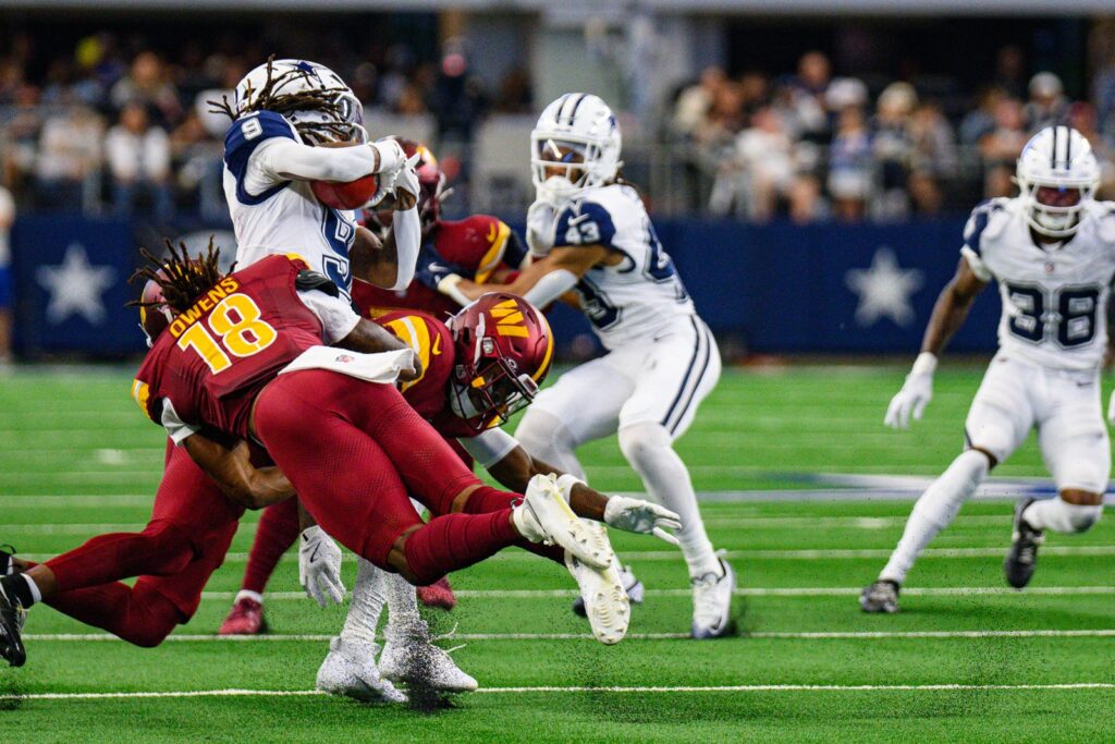 Dallas Cowboys returner KaVontae Turpin against the Washington Commanders in October 2025