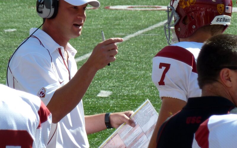 Lane Kiffin in a 2010 archive photograph.