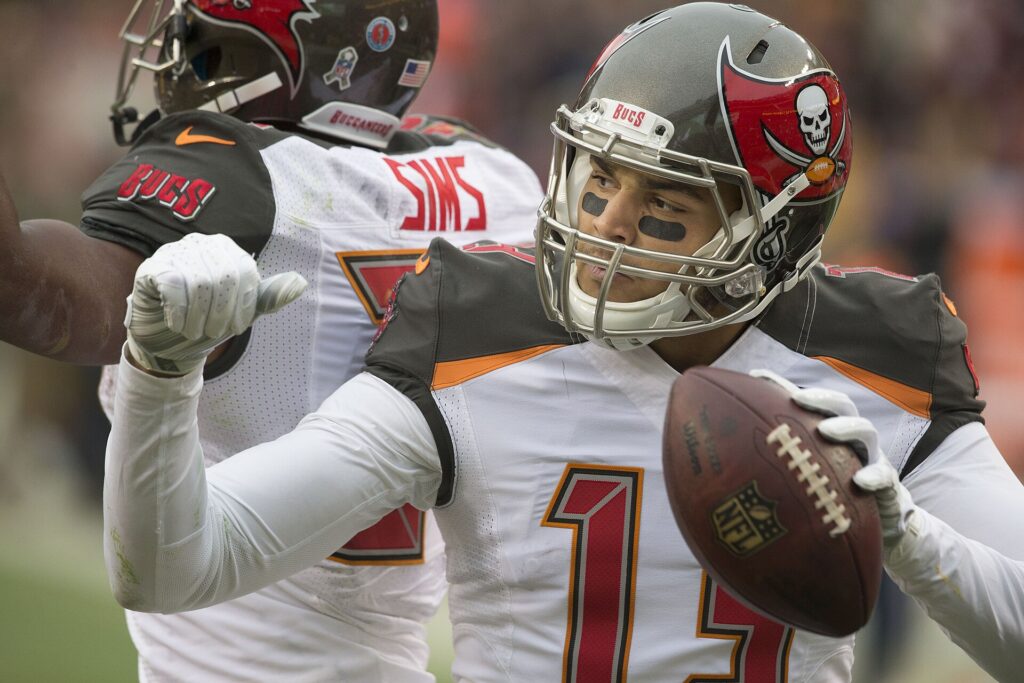 Mike Evans in a 2014 archive photograph.