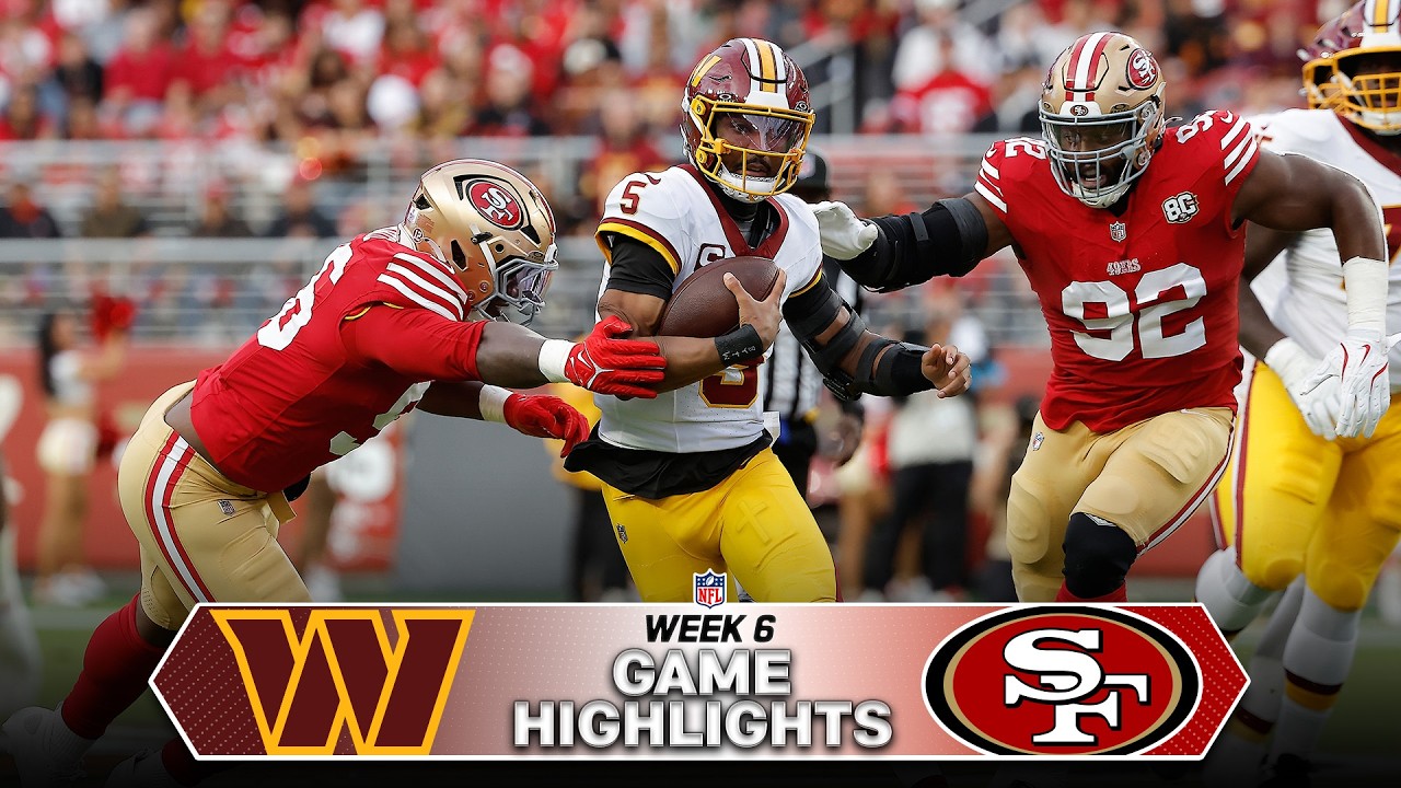 Commanders at 49ers in Week 6