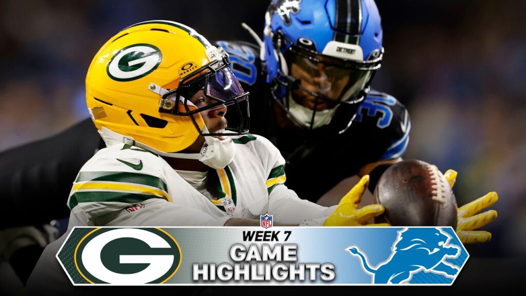 Packers vs. Lions Week 7 highlights thumbnail