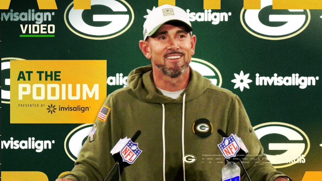 Matt LaFleur press conference on Ty’Ron Hopper growth, October 2026